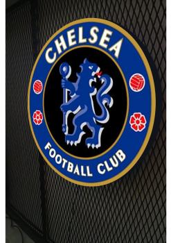 Chelsea FC Logo Led Leuchtschild Wandleuchte! (rund)